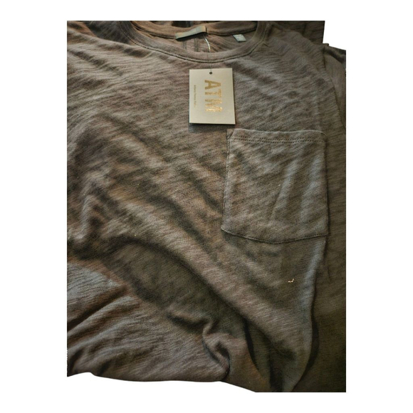 ATM Maxi Dress Size XS Black Short Sleeve - Picture 4 of 10